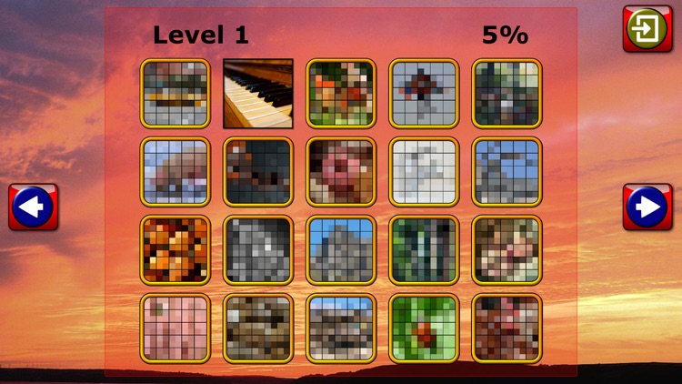 What`s Pixelated? word picture guessing puzzle
