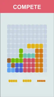 1010 color block puzzle free to fit : logic stack dots hexagon iphone screenshot 3
