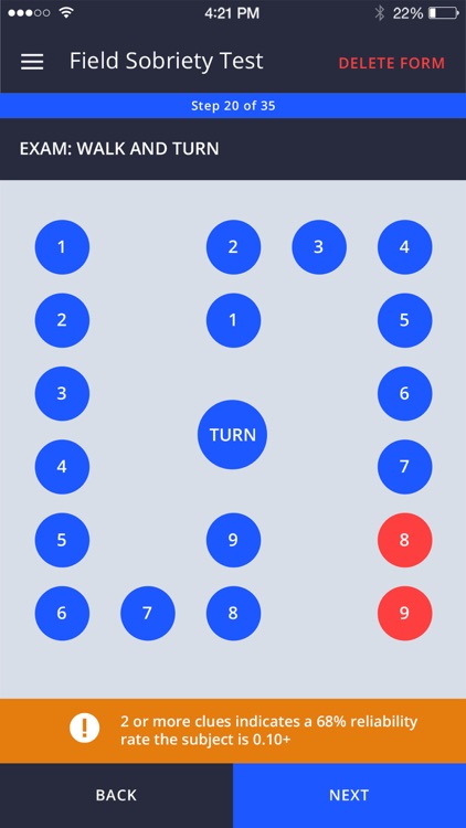 FIELD SOBRIETY TEST (FST)