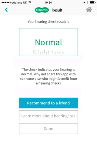 Specsavers Hearing Check screenshot 3