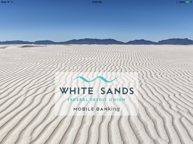 White Sands FCU Mobile Banking for iPad