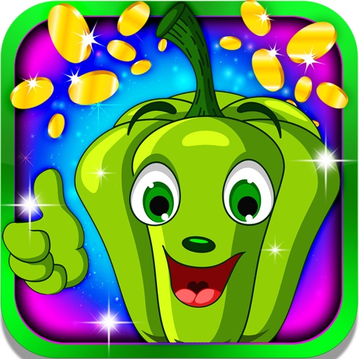 Lucky Veggies Garden Slots: Free daily gold coins and lottery prizes iOS App
