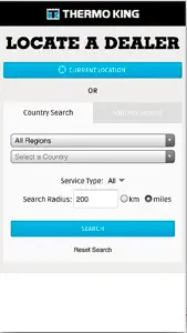Thermo King Dealer Locator screenshot #2 for iPhone