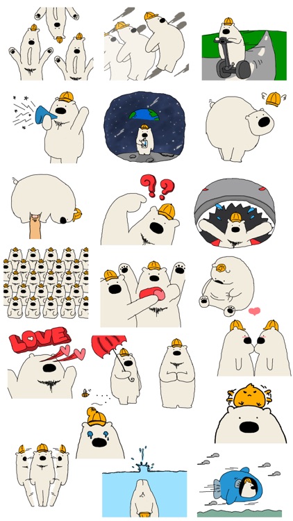 Happy Polar bear