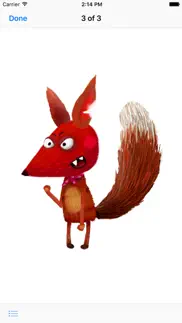 little fox stickers iphone resimleri 3
