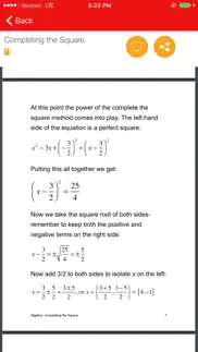 algebra study guide lt iphone screenshot 1