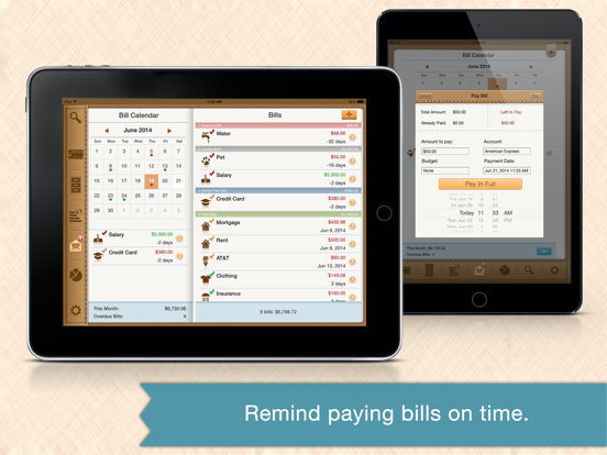 Money Monitor Pro for iPad - Budget & Bill Managerのおすすめ画像3