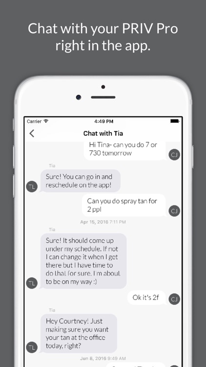 PRIV - Salon delivered to you screenshot-4