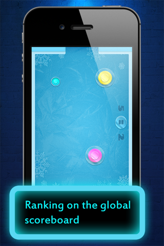 Glow Air Hockey : 2Players Free game mobile HD screenshot 2