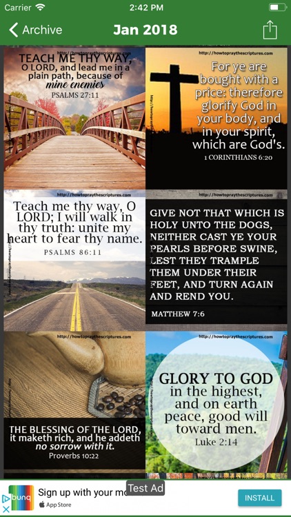 Daily Bible Verses -King James