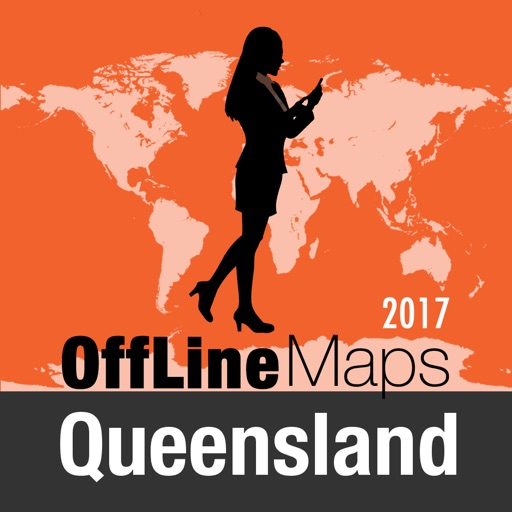 Queensland Offline Map and Travel Trip Guide app icon