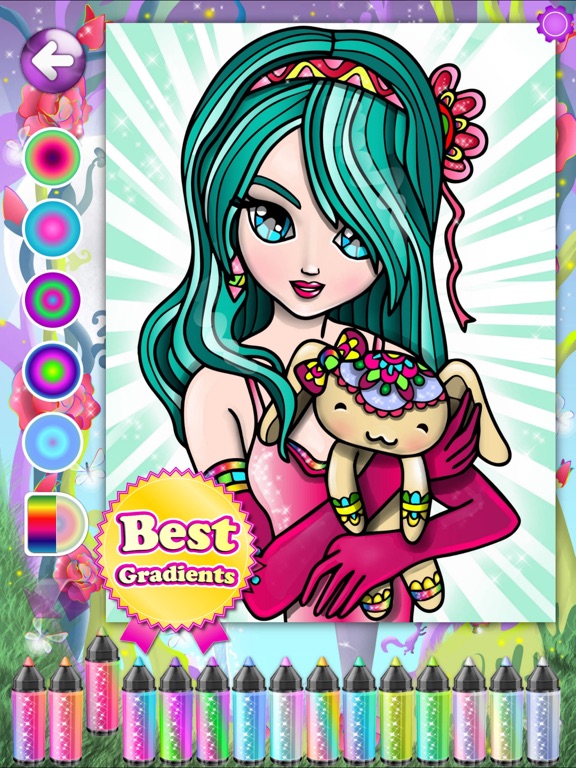 Magic Pony Coloring Book for Adults My Little Art iPad screenshot