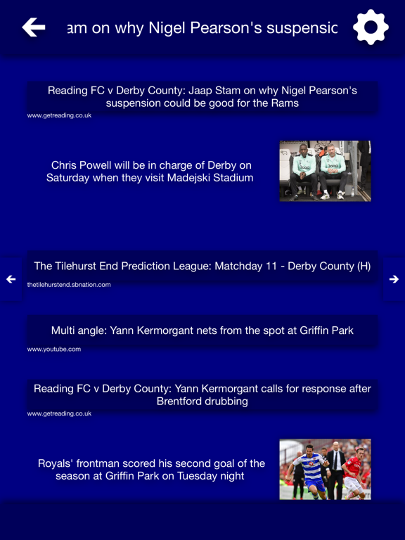 Screenshot #5 pour All The News - Reading FC Edition