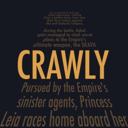 Crawly - The Best Crawl Creator for Star Wars iOS App