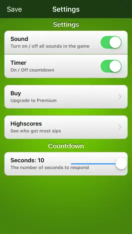 Game screenshot Above or Below - Drinking game apk