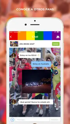 Screenshot 3 LGBT Amino en Español iphone