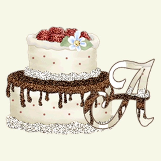 3D Cake Name Stickers Pack For iMessage icon