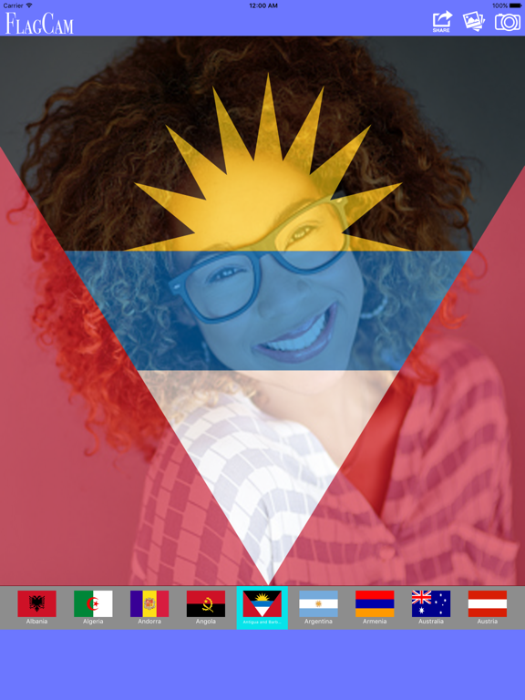 ClixBin FlagCam iPad screenshot 1 - Photo & Video app