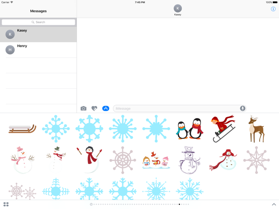Screenshot #5 pour Hiver Autocollants