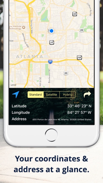 Screenshot #1 pour Where Am I? - GPS Location & Address Finder