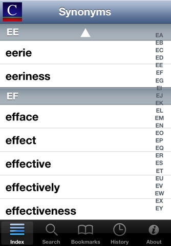 English Synonyms (Moby Thes) screenshot 4