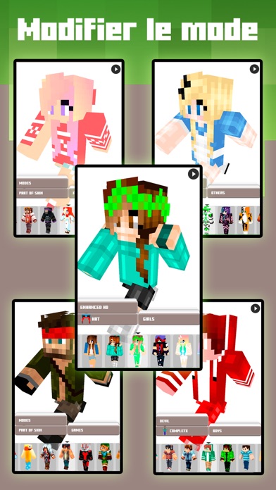 Screenshot #2 pour Skins for Minecraft PE & PC - Free Skins