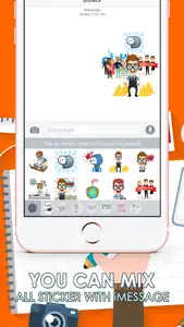 Mr. ChatSticK Stickers and Emoji screenshot #3 for iPhone