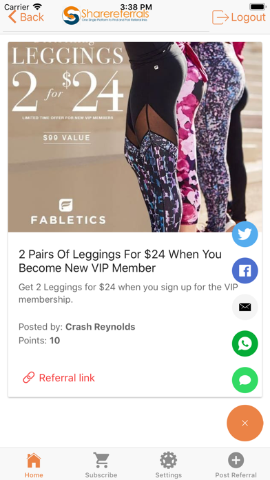 App screenshot
