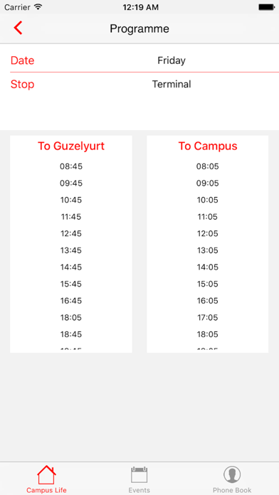 METU NCC Mobile Screenshot