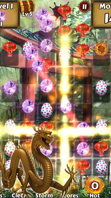 Screenshot #1 pour Lucky Dragon Uni Aventure - Match or balle s et écraser les pierres précieuses