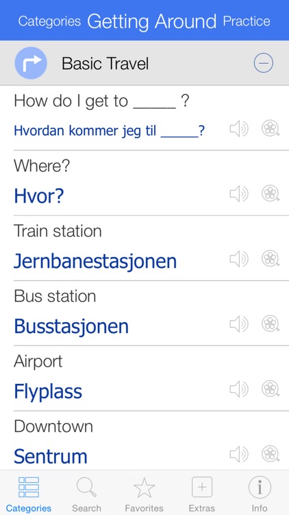 Norwegian Pretati - Translate, Learn and Speak Norwegian with Video Phrasebook