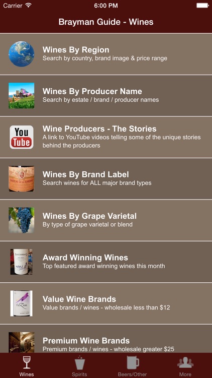 Brayman Wine & Spirits Guide