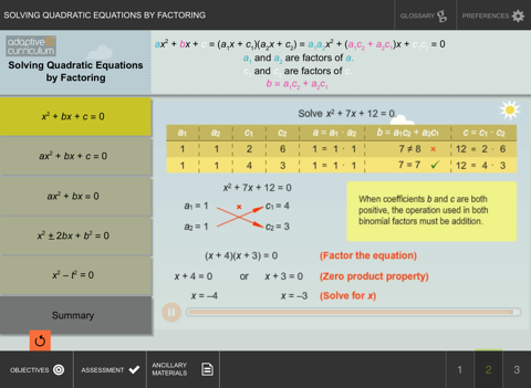 Solve Quad Eq's by Factoring screenshot 2