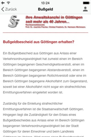 Anwaltskanzlei Göttingen screenshot 4