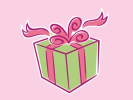 A modern, contemporary take on the classic birthday icons puts a festive face on this sophisticated sticker pack
