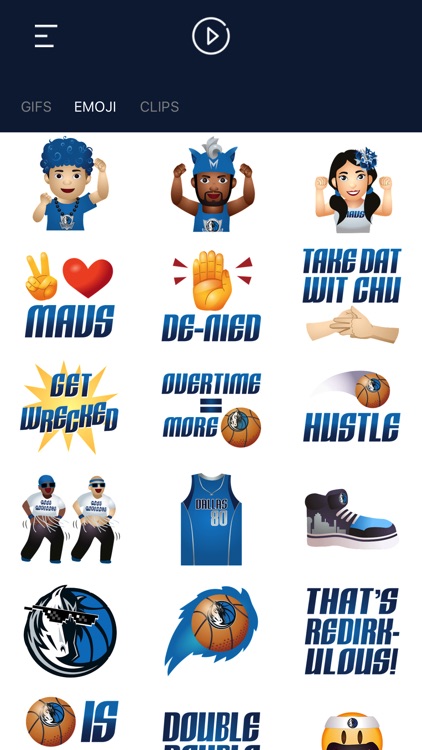 Dallas Mavericks Emoji