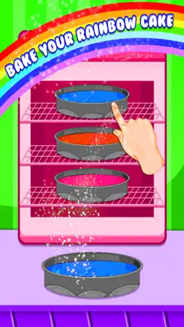 Game screenshot Rainbow Cake Maker - Cooking Rainbow Birthday Cake hack