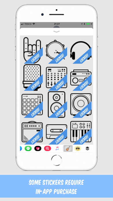 Music Stickers for iMessage screenshot 2