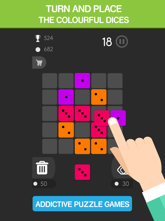 Screenshot #5 pour Dice Roll Stella Blocky Cube Solve it