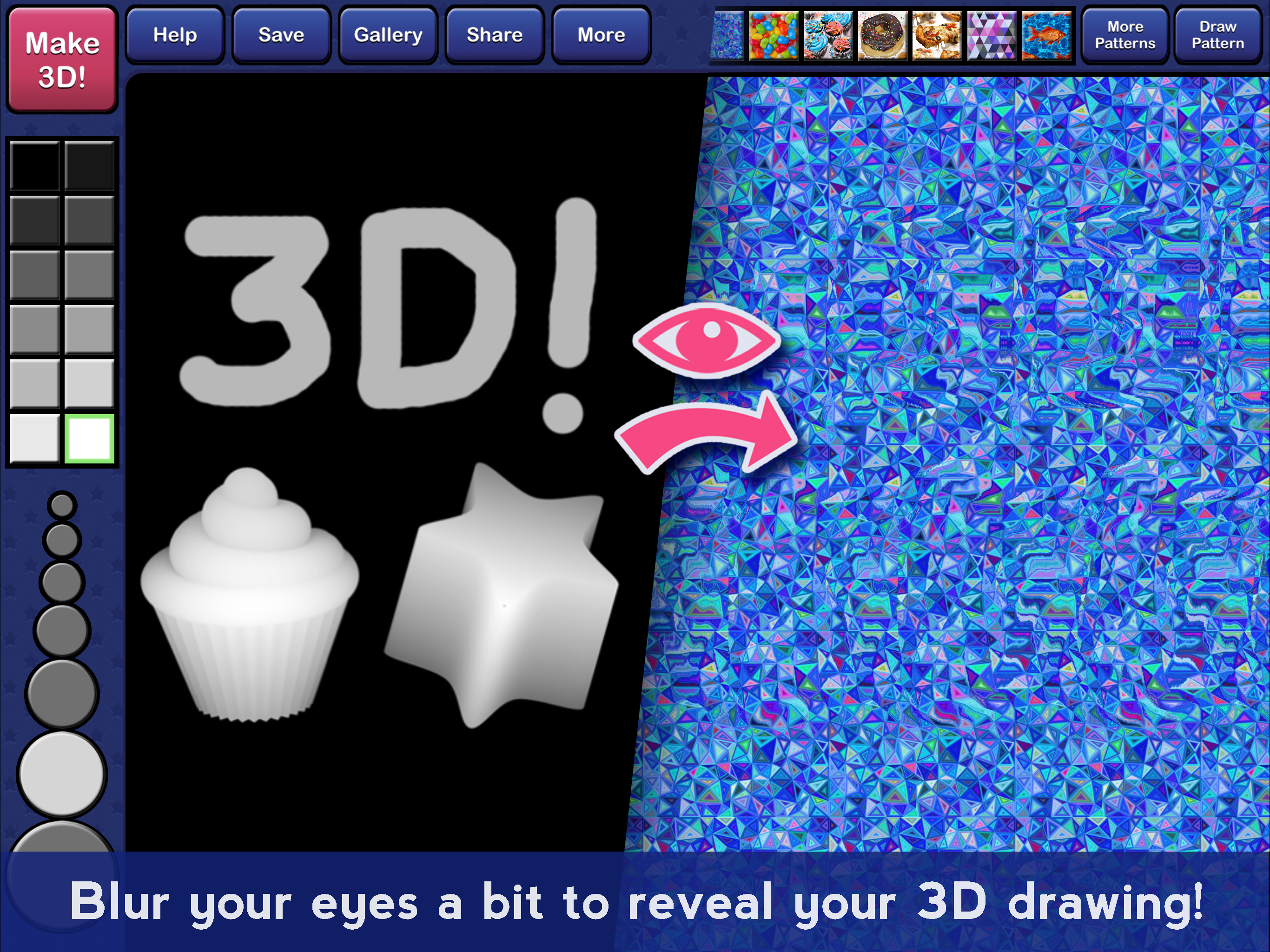 Draw 3D: a magical sketch tool