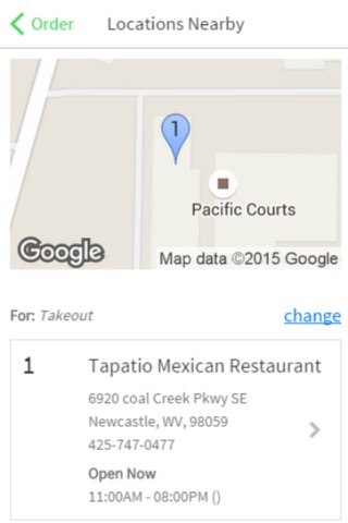 Tapatio Mexican Restaurant Ordering screenshot 2