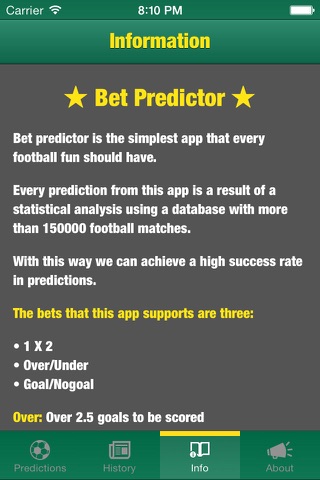 Bet Predictor screenshot 3