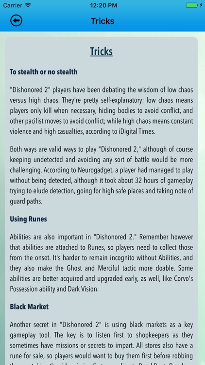 Best Pro - Guide For Dishonored 2 - Unofficial screenshot-3