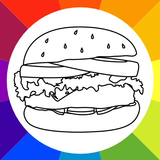 Ultimate Coloring Book - Free Food Coloring Book For Adults icon