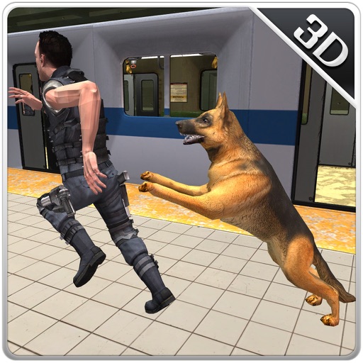 Police Subway Security Dog – City crime chase sim icon