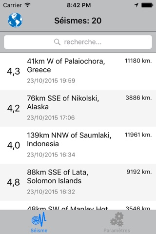 Seismos screenshot 2