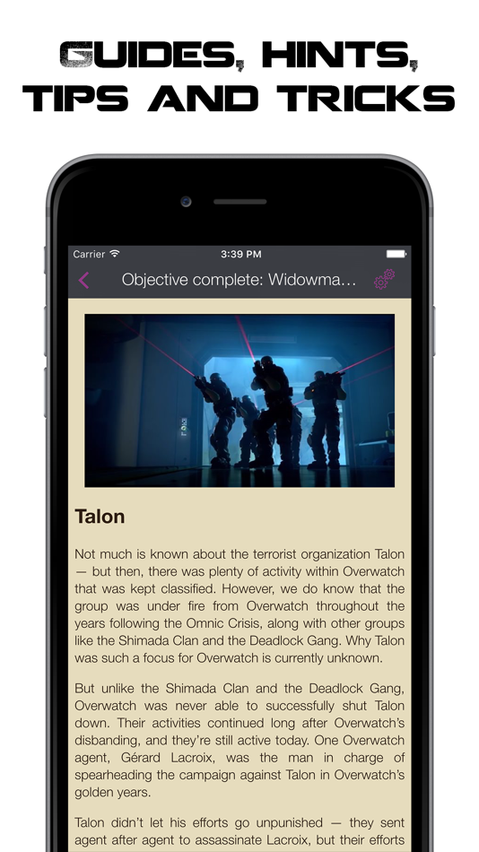 #2. Pocket Wiki for Overwatch (iOS) Podle: Dmytro Momotov