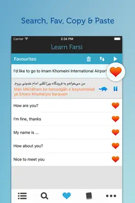Game screenshot Learn Farsi Persian Phrasebook hack