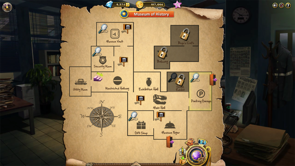 #4. Secret of the Pendulum (iOS) 由: Games Cafe Inc.