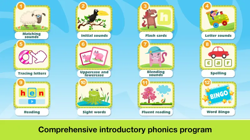 Phonics Fun on Farm Educational Learn to Read App screenshot 2 of 5